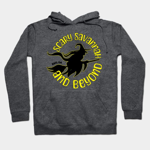 Scary Savannah Witch Hoodie by Scary Savannah and Beyond